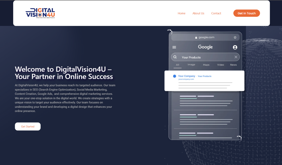 Digital Vision 4u Website