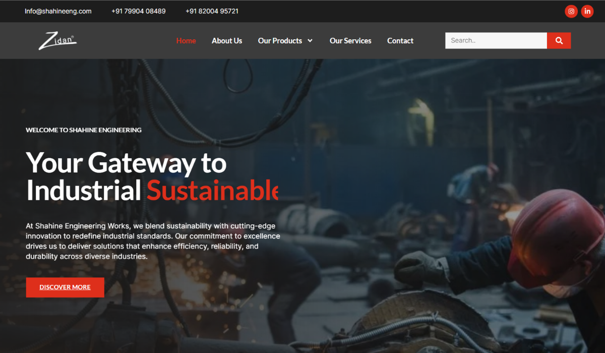 Valve Manufacturing Company Website